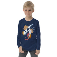 Fungal Dragon Skull - Youth Long Sleeve Tee