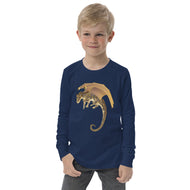 Septarian Mineral Dragon - Youth Long Sleeve Tee