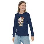 Fungal Human Skull - Youth Long Sleeve Tee
