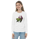 Atlantisite Mineral Dragon - Youth Long Sleeve Tee