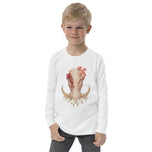 Fungal Warthog Skull - Unisex Youth Long Sleeve Tee