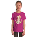 Fungal Warthog Skull - Youth Short Sleeve T-Shirt