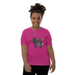 Bismuth Mineral Dragon - Youth Short Sleeve T-Shirt