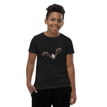 Fungal Bat Skeleton - Youth Short Sleeve T-Shirt