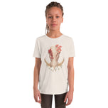 Fungal Warthog Skull - Youth Short Sleeve T-Shirt