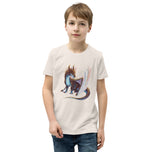 Opal Mineral Dragon - Unisex Youth Short Sleeve T-Shirt