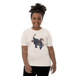 Bismuth Mineral Dragon - Youth Short Sleeve T-Shirt
