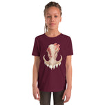 Fungal Warthog Skull - Youth Short Sleeve T-Shirt