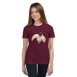 Scolecite Mineral Dragon - Youth Short Sleeve T-Shirt