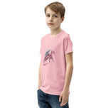 Rhodochrosite Mineral Dragon - Youth Short Sleeve T-Shirt