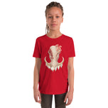 Fungal Warthog Skull - Youth Short Sleeve T-Shirt