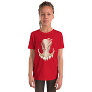Fungal Warthog Skull - Youth Short Sleeve T-Shirt