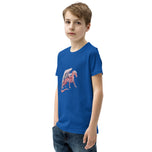Rhodochrosite Mineral Dragon - Youth Short Sleeve T-Shirt
