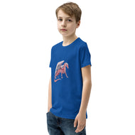 Rhodochrosite Mineral Dragon - Youth Short Sleeve T-Shirt