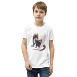 Opal Mineral Dragon - Unisex Youth Short Sleeve T-Shirt
