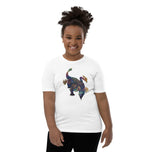 Bismuth Mineral Dragon - Youth Short Sleeve T-Shirt