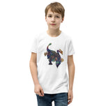Bismuth Mineral Dragon - Youth Short Sleeve T-Shirt