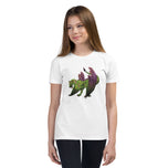 Atlantisite Mineral Dragon - Youth Short Sleeve T-Shirt